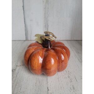 Ceramic speckled pumpkin Halloween fall home decor